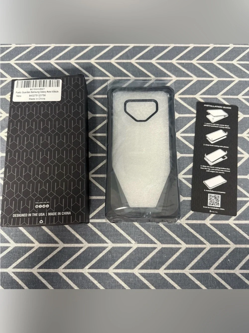 Black Phone Case Galaxy Note 9. NWT